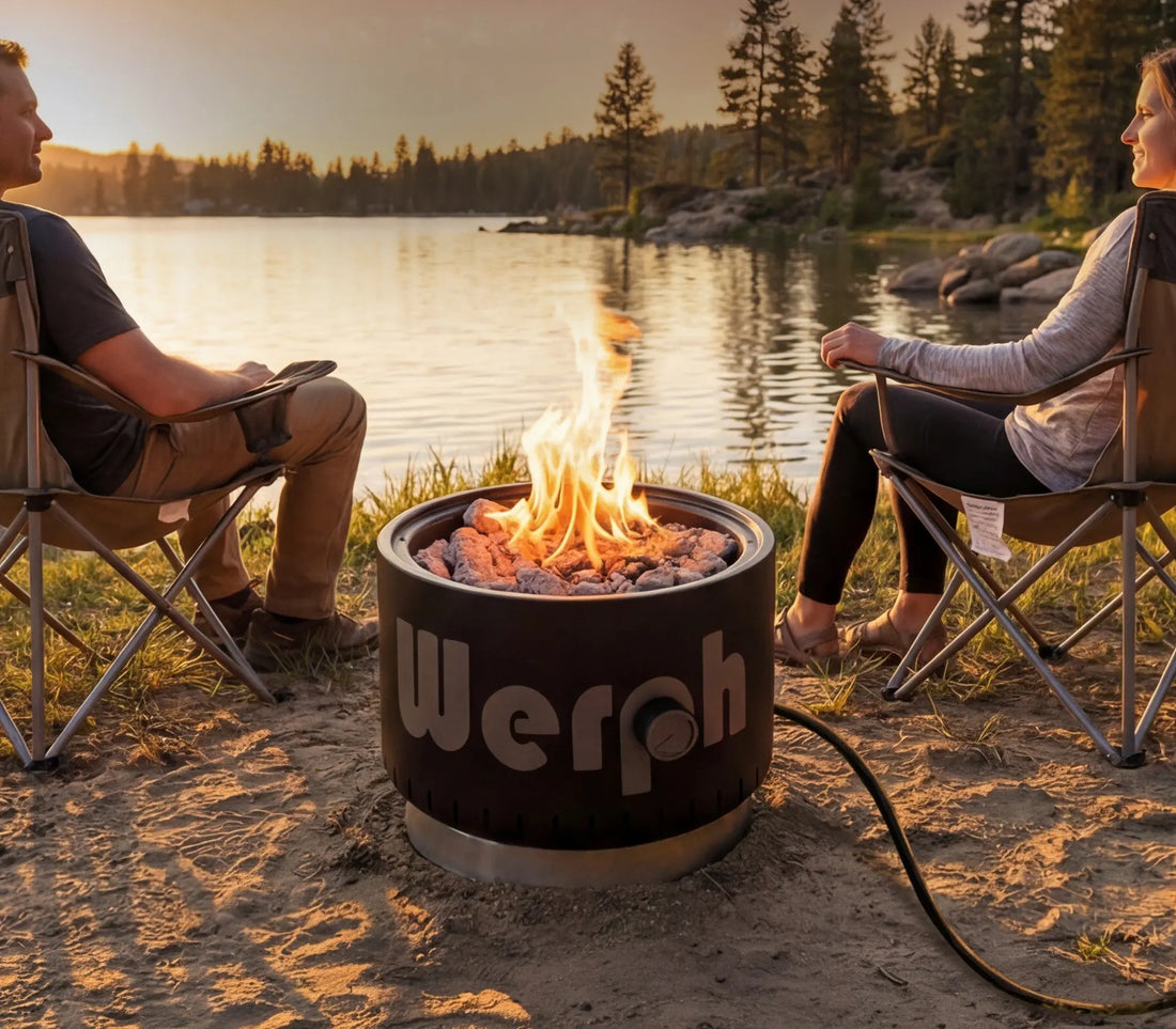 Elevate Your Outdoor Gatherings: A Review of the WERPH 17-Inch Portable Gas Fire Pit