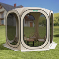 Werph Pop Up Canopy Tent with Mosquito Net - Portable Screen House for Camping & Patio