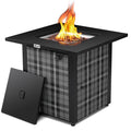 Werph 28" Propane Fire Pit Table - 50,000 BTU CSA Certified with Lava Rocks