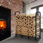 Werph Heavy Duty Outdoor Firewood Rack with Cover - Weather-Resistant Storage