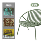 Werph 3-Piece Patio Furniture Set - Bistro Table & 2 Chairs for Outdoor & Balcony