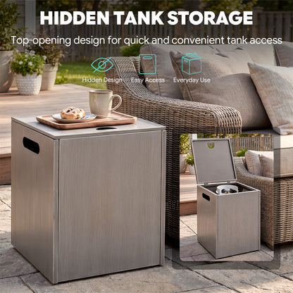 WERPH 42-Inch Propane Fire Pit Table, Rectangular, 60,000 BTU