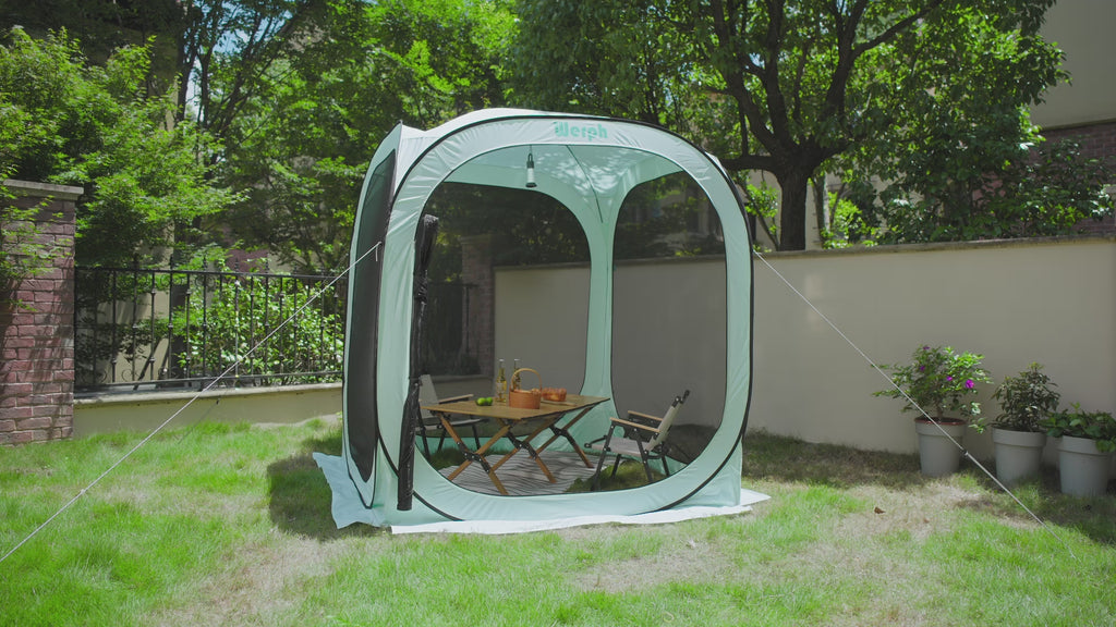 Werph Pop Up Canopy Tent with Mosquito Net - Portable Screen House for Camping & Patio